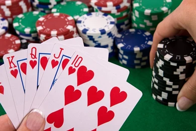 SuperHD.pics: Cards Poker Poker Chips Royal Flush Desktop Bakcgrounds