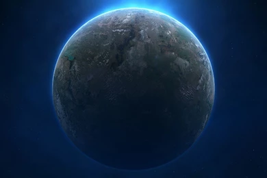 IWallpapers   Blue Alien Planet Wallpapers