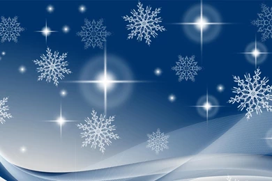 Snowflakes Blue Wallpaper Backgrounds