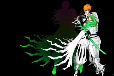 Bleach Grey Backgrounds Hollow Ichigo Kurosaki Ichigo Yellow Eyes ...