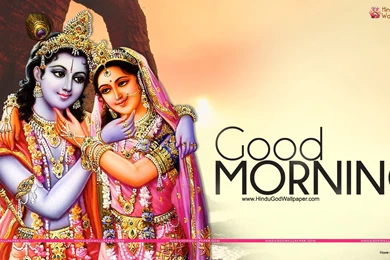 Good Morning Radha Krishna Images Wallpapers