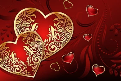 Valentine Hearts Love Holidays Red Image Wallpapers