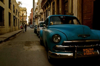 Wallpapers Vintage City Old Street Manhattan Skyline 2560x1440 ...