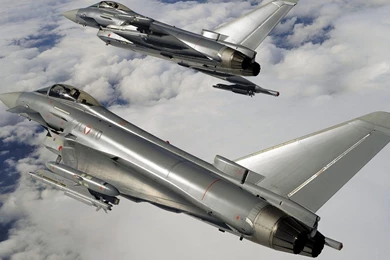 Eurofighter Typhoon Aircraft Air Force Clouds Military Wallpapers ...
