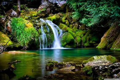 Waterfall Scenery HD Desktop Wallpapers : High Definition ...