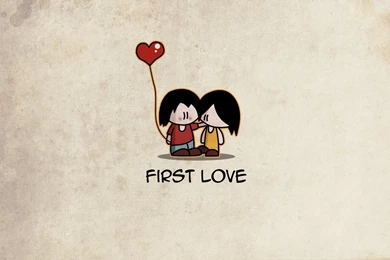 First Love Cartoon HD Wallpapers
