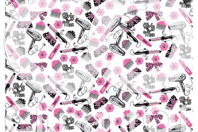 Girly Collage Drawing