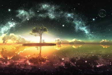 Fantasy World, Space, Sunset Wallpapers HD / Desktop And Mobile ...