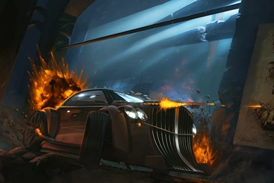 Fire Art Explosions Car Death Race Cars Vehicles Wallpapers ...