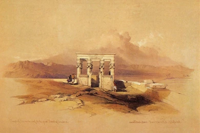 David Roberts Paintings Of The Ancient Egyptian Civilization And ...