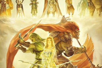 LINK ZELDA GANON AND THE SAGE S WALLPAPER   (