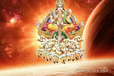 Hindu God Surya Desktop Size HD Wallpapers
