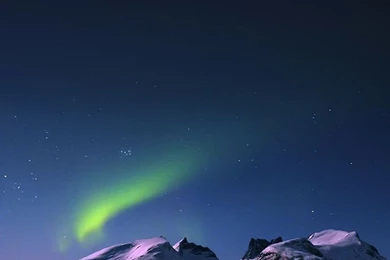 Wallpapers Aurora Filled Night Sky Star iPhone 6 Plus Wallpapers ...