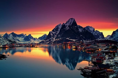 Download Lofoten Islands, Norway HD Wallpapers For 1680 X 1050 ...