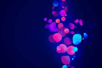 1280x1024 Abstract Blue & Pink Shapes Desktop PC And Mac Wallpapers