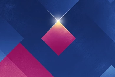 iPhone 5 Wallpapers HD   The 3D Blue, Pink, Light emitting Body ...