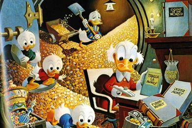 Donald Duck Scrooge Mcduck