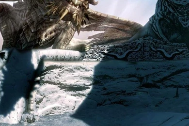 Dragons Skyscapes The Elder Scrolls V: Skyrim Wallpapers