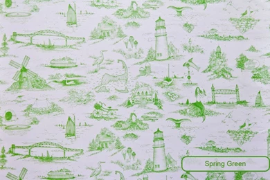 Cape Cod Toile Fabrics, Wallpaper, Custom Carpets, Plllows
