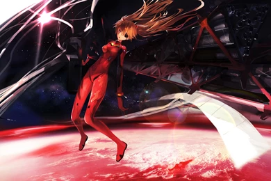 Anime Asuka Langley Soryu Drawings Eyepatch Hats Neon Genesis ...