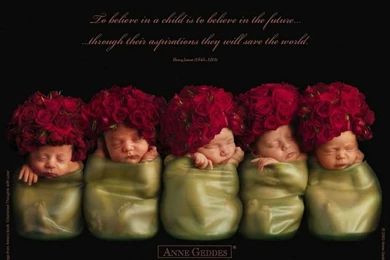 Anne Geddes Christmas Babies Wallpapers