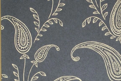 Medium Grey Contemporary Paisley Wallpapers   Interior Home Decor