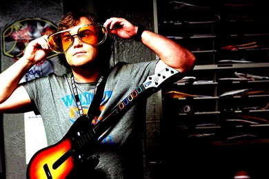 Jack Black Sunglasses Guitar Mood