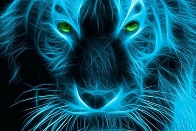 Art,Tiger Blue Tiger Fractal Art – Tiger Wallpapers – Desktop Wallpapers