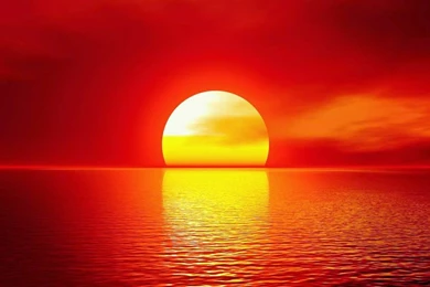 Download Mobile Wallpaper: Landscape, Sunset, Sea, Sun, Free. 20564.