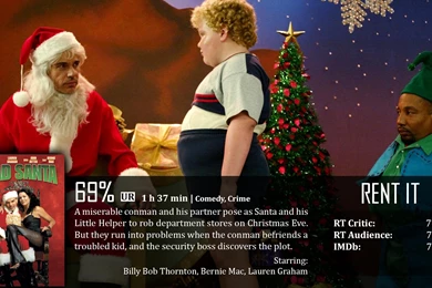 BAD SANTA Comedy Christmas Bad Santa Poster F Wallpapers ...