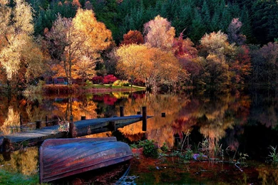 Late Autumn Seasonal Lake Views Photography Wallpapers 12 ...