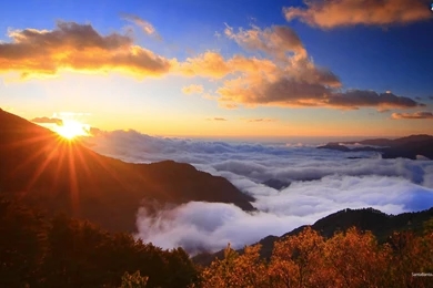 HD Sunrise Mountain Scenic Wallpapers Full Size   HiReWallpapers 6689