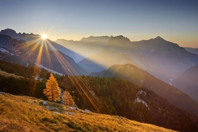 Sunrise Over Mountains Wallpapers 3437 1920x1200   UMad.com