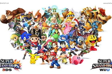 Updated Smash 4 Roster Wallpapers (Meta Knight's Ridley Wings ...