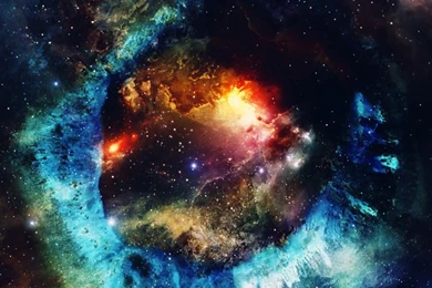 Exploding Colorful Nebula Space iPhone 5 Wallpapers / IPod ...