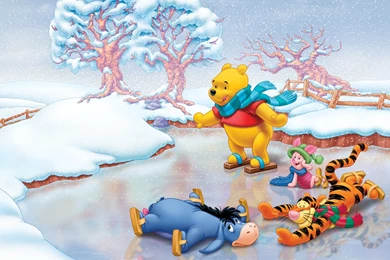 Winnie The Pooh Christmas Desktop Wallpapers   Images   Tbwnz.com