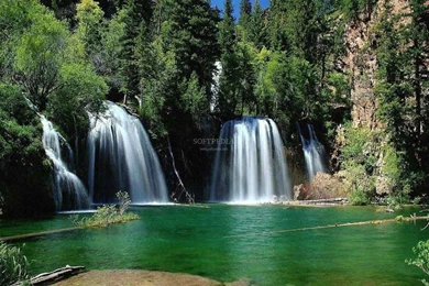 Wallpapers Bg Wallpapers Screensavers Tropic Waterfall