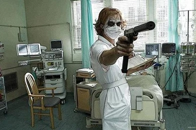 Download Joker As A Nurse Widescreen Wallpaper—Free Wallpapers