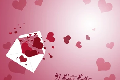 Free Valentine Love Letter Backgrounds For PowerPoint   Love PPT ...