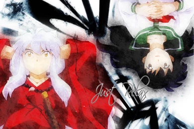 Inuyasha And Kagome   Inuyasha Wallpapers (31231952)   Fanpop
