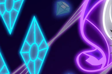 Rarity My Little Pony: Friendship Is Magic Neon Wallpapers