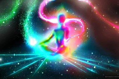 Lights Digital Trippy Dreams Meditation Human Body D2 Wallpapers ...