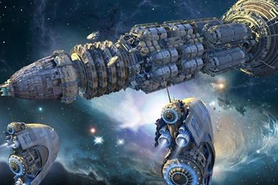 Digital Art Futuristic Outer Space Science Fiction Wallpapers