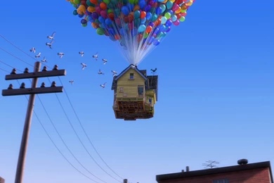 Pixar Up (movie) Balloons Wallpapers