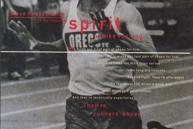 Nike Town: Steve Prefontaine Nike Advert