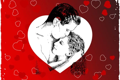 Lovers Backgrounds Vector Art & Graphics