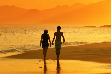 Lovers Beach Wallpapers