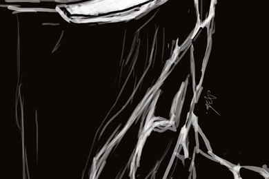 Black And White Iron Man