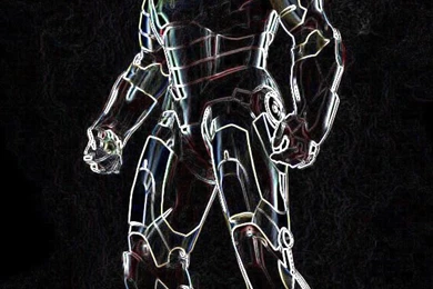 Neon Iron Man By Sevlow246 On DeviantArt