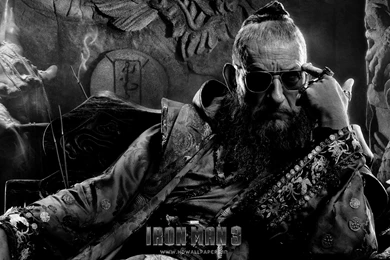 Movies Black And White The Mandarin In Iron Man 3 Wallpaper. Black ...
